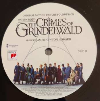 2LP James Newton Howard: Fantastic Beasts: The Crimes of Grindelwald (Original Motion Picture Soundtrack)