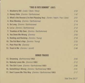 10CD/Box Set Fats Domino: The Fat Man Is Stompin'