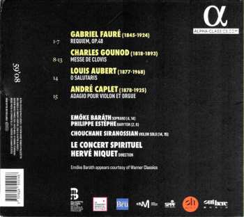CD Gabriel Fauré: Fauré Requiem - Gounoud Messe de Clovis