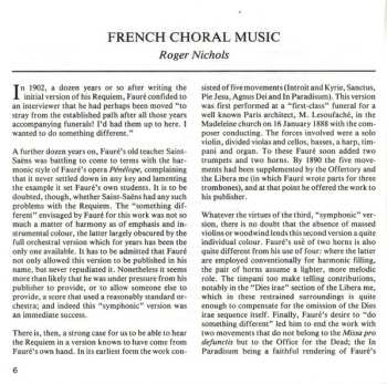 CD John Eliot Gardiner: Requiem (Original Orchestration) - Choral Works = Œuvres Chorales: Debussy - Saint-Saëns - Ravel - Fauré