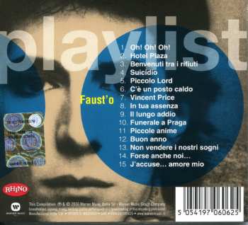 CD Faust'o: Playlist