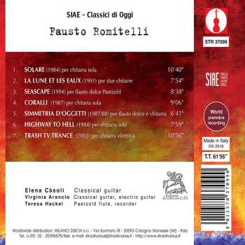 CD Fausto Romitelli: Solare