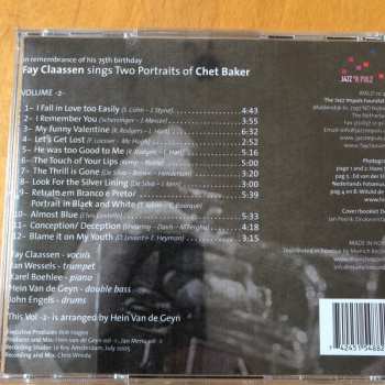 CD Fay Claassen: Sings Two Portraits Of Chet Baker - Volume 2