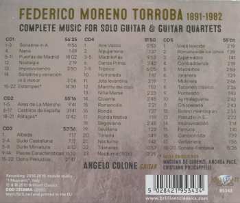 5CD Federico Moreno Torroba: Complete Music For Solo Guitar & Guitar Quartets