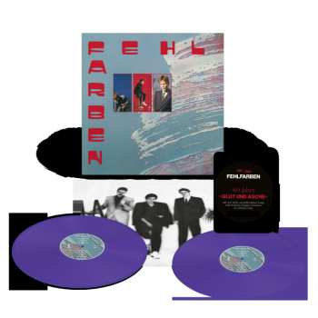 2LP Fehlfarben: Glut Und Asche (limited 40th Anniversary Edition) (purple Vinyl) (nur Von Thomas Schwebel Signiert)