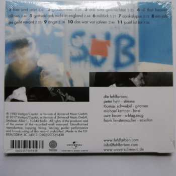 CD Fehlfarben: Monarchie Und Alltag
