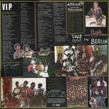 LP Fela Kuti: V.I.P. (Vagabonds In Power) Vol. 1 Live In Berlin