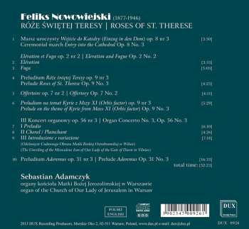 CD Feliks Nowowiejski: Roses Of St. Therese