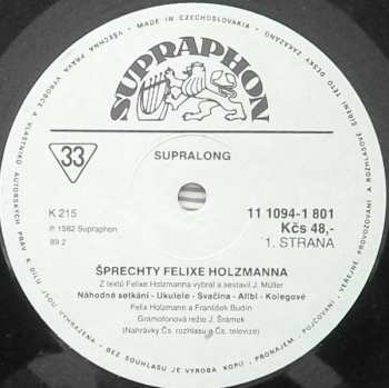 LP Felix Holzmann: Šprechty Felixe Holzmanna