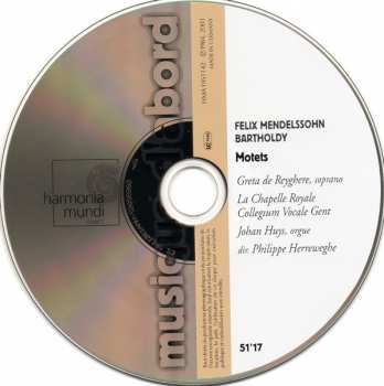 CD Collegium Vocale: Motets & Psaumes