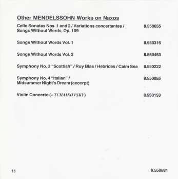 CD Felix Mendelssohn-Bartholdy: Piano Concertos Nos. 1 & 2 • Capriccio Brillant, Op. 22 • Rondo Brillant, Op. 29