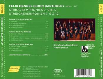 CD Felix Mendelssohn-Bartholdy: Symphonies 7 | 9 | 12