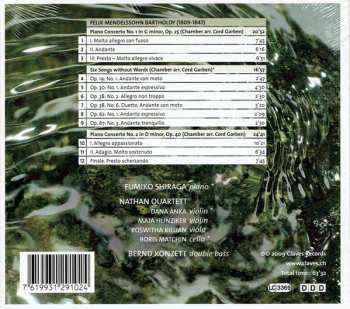 CD Felix Mendelssohn-Bartholdy: Piano Concertos Op. 25 & Op. 40 / Six Songs Without Words (Chamber Arrangements)