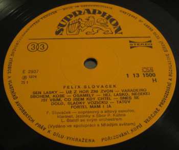 LP Felix Slováček: Felix Slováček