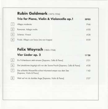 CD Hyperion-Trio: Piano Trio • Vier Lieder, Piano Trio