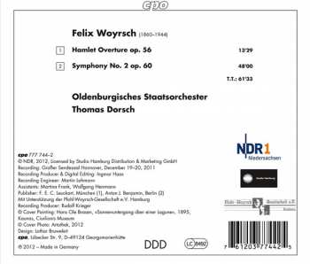 CD Oldenburgisches Staatsorchester: Symphony No. 2 - Hamlet Overture
