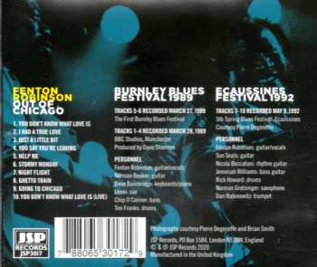 CD Fenton Robinson: Out Of Chicago (The Chicago Blues Master - Live And Studio Sessions 1989/92)