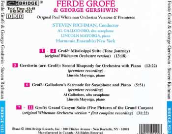 CD George Gershwin: Symphonie Jazz: Grofé & Gerswhin