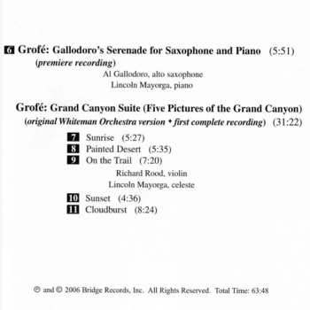 CD George Gershwin: Symphonie Jazz: Grofé & Gerswhin