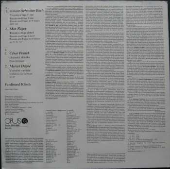 LP Ferdinand Klinda: Ferdinand Klinda Organ