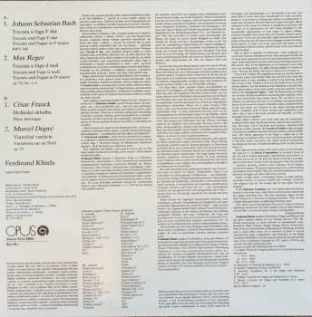 LP Ferdinand Klinda: Ferdinand Klinda Organ