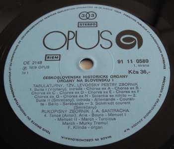 LP Ferdinand Klinda: Organs In Slovakia - Czechoslovak Historic Organs