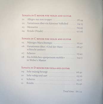 SACD Ferdinand Rebay: Sonatas For Violin And Guitar & Sonata For Viola And Guitar