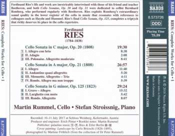 CD Martin Rummel: Complete Works For Cello • 1