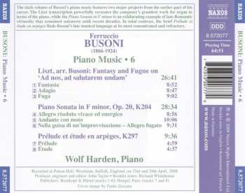 CD Ferruccio Busoni: Piano Music 6 