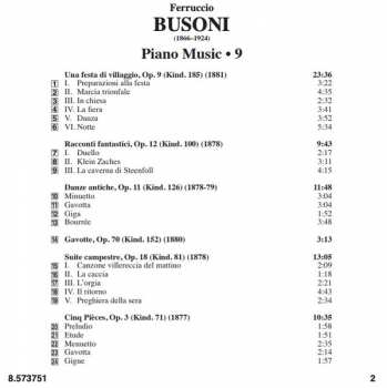 CD Ferruccio Busoni: Piano Music • 9