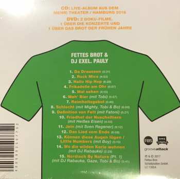 CD/DVD Fettes Brot: Gebäck In The Days - Live In Hamburg