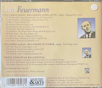 CD Emanuel Feuermann: Lost . The Japanese Recordings 1934 & 1936