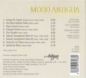 CD Finefones Saxophone Quartet: Mood Antigua (Slow Boat To Taiwan) 