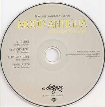CD Finefones Saxophone Quartet: Mood Antigua (Slow Boat To Taiwan) 