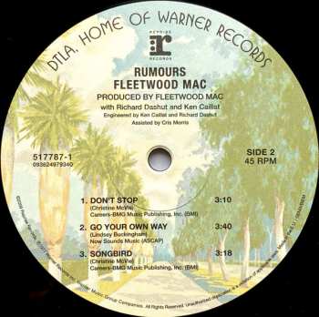 2LP Fleetwood Mac: Rumours