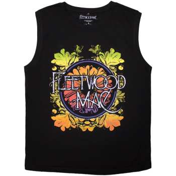 Merch Fleetwood Mac: Tank T-shirt Circle Floral Logo Fleetwood Mac