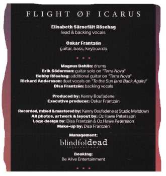 CD Flight Of Icarus: Terra Nova