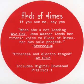 LP Flock Of Dimes: If You See Me, Say Yes