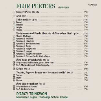 CD Flor Peeters: Organ Music