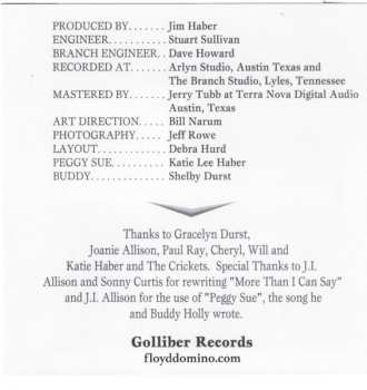 CD Floyd Domino: Peggy Sue