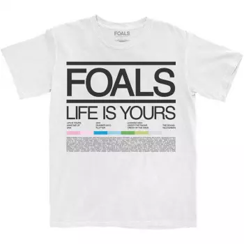 T-shirt Life Is Yours Song List