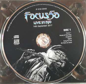 3CD/Blu-ray Focus: Focus 50: Live In Rio - Completely Focussed