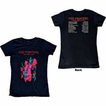 Merch Foo Fighters: Foo Fighters Ladies T-shirt: Wasting Light 2011 European Tour (back Print) (ex-tour) (small) S