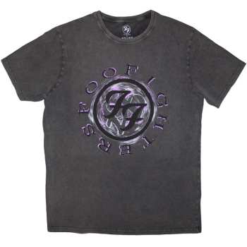 Merch Foo Fighters: Stone Wash T-shirt Wheel Logo Foo Fighters Shadow