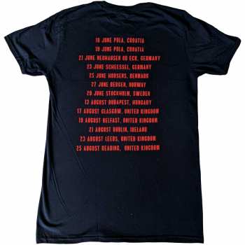 Merch Foo Fighters: Foo Fighters Unisex T-shirt: Concrete & Gold 2019 European Tour (ex-tour) (back Print) (small) S