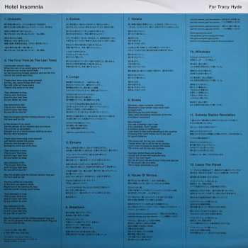 LP For Tracy Hyde: Hotel Insomnia CLR | LTD