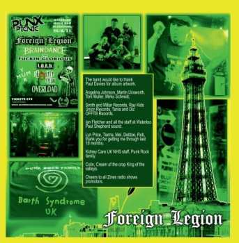 CD Foreign Legion:  Live And Loud At Waterloo, Blackpool