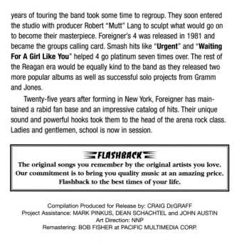 CD Foreigner: Hot Blooded And Other Hits