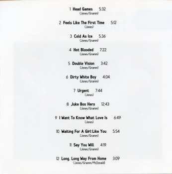 CD Foreigner: Playlist: The Very Best Of Foreigner