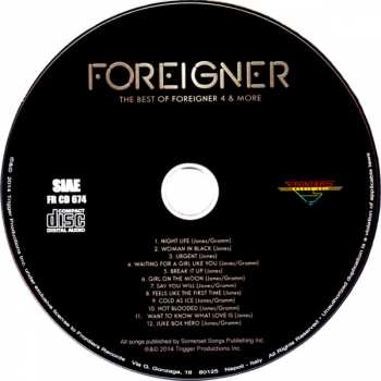 CD Foreigner: The Best Of Foreigner 4 & More